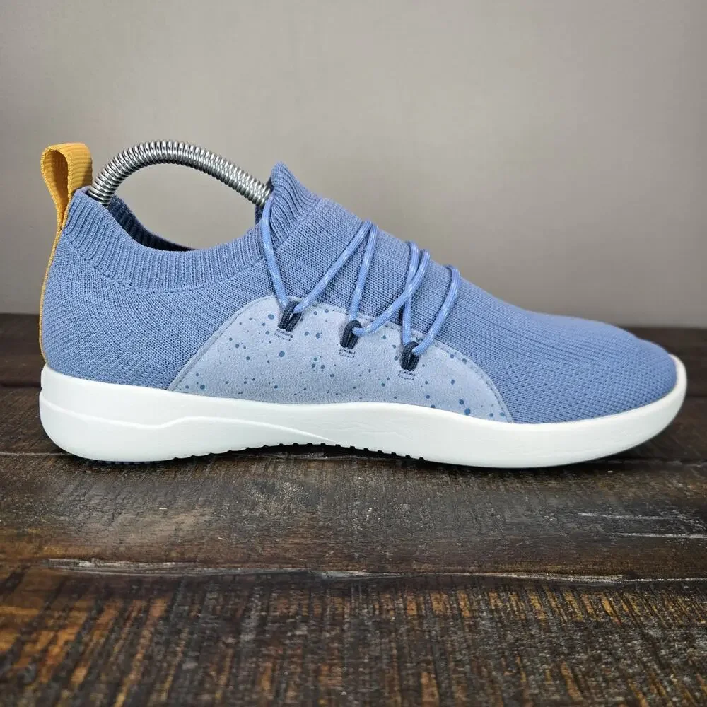 NEW Vessi Cityscape Classic Womens Size 9 Lace Up Waterproof Shoes Blue White